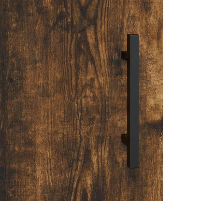 Väggskåp Rökfärgad Ek 69,5x34x90 cm