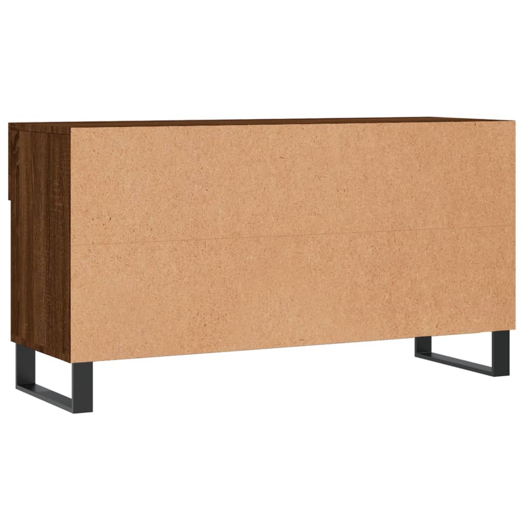 Skoställ Brun Ek Skobänk 102x35x55 cm