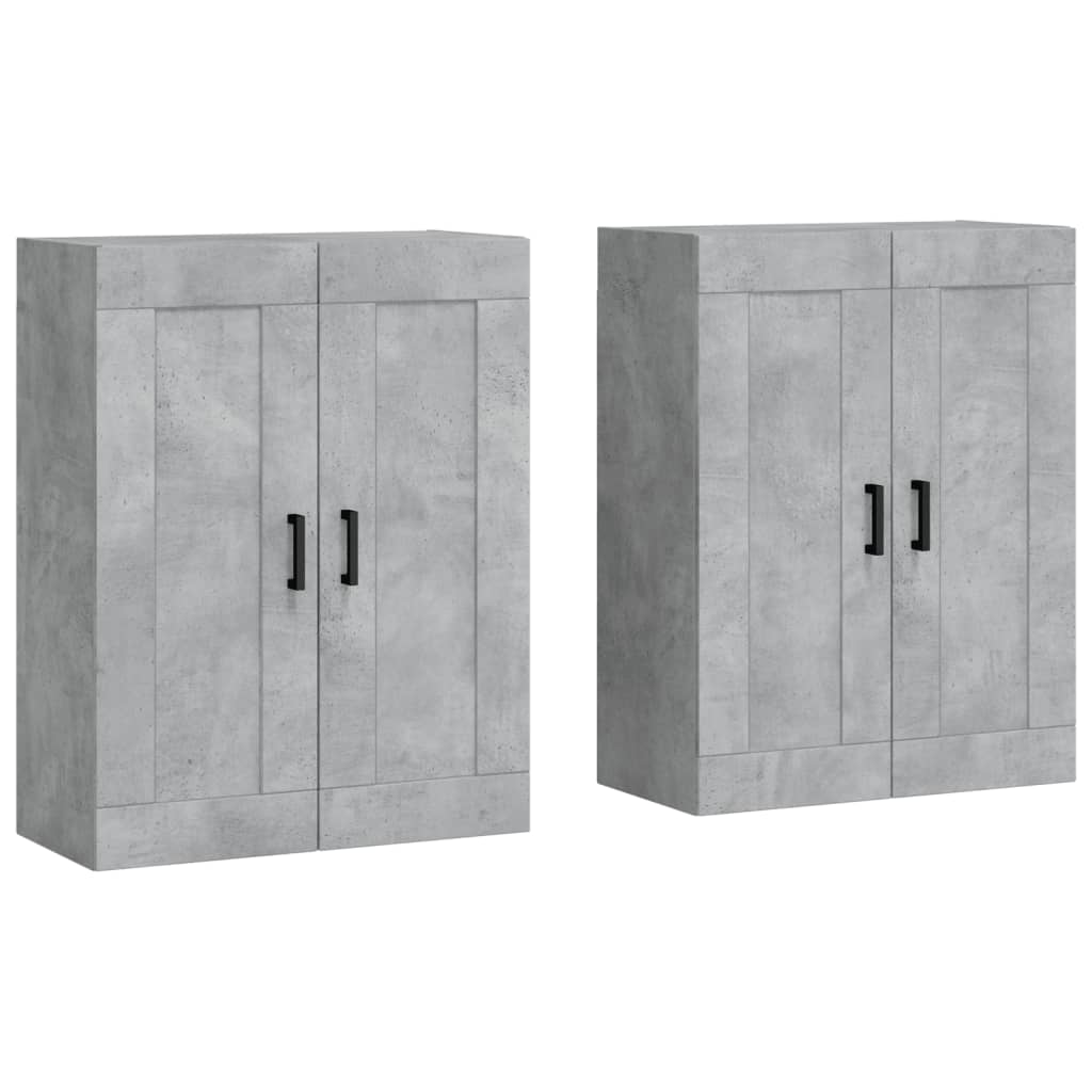 Väggskåp Betonggrå 2 st