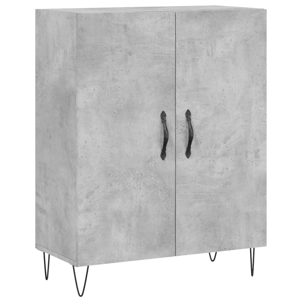 Skåp Betonggrå 69,5x34x180 cm