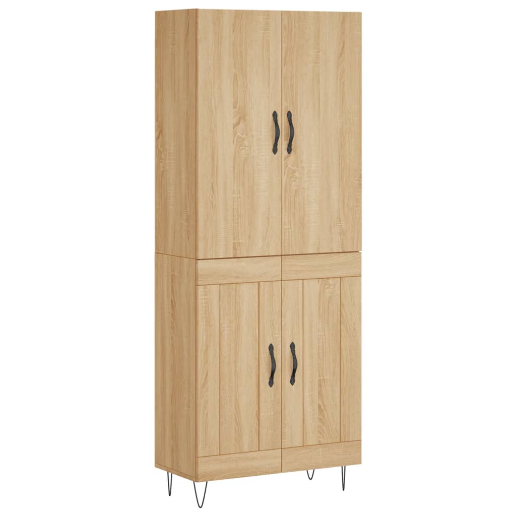 Skåp Sonoma Ek 69,5x34x180 cm