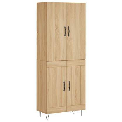 Skåp Sonoma Ek 69,5x34x180 cm