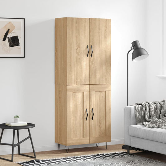 Skåp Sonoma Ek 69,5x34x180 cm