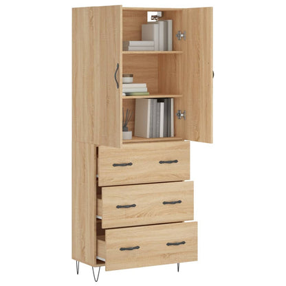 Skåp Sonoma Ek 69,5x34x180 cm