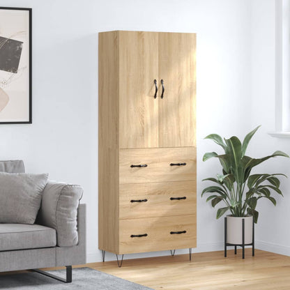Skåp Sonoma Ek 69,5x34x180 cm