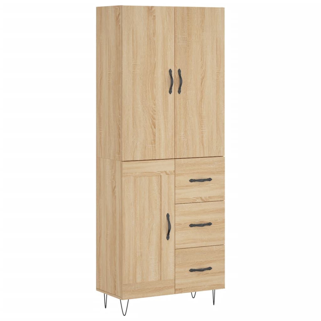 Skåp Sonoma Ek 69,5x34x180 cm