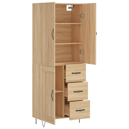 Skåp Sonoma Ek 69,5x34x180 cm