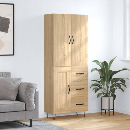Skåp Sonoma Ek 69,5x34x180 cm
