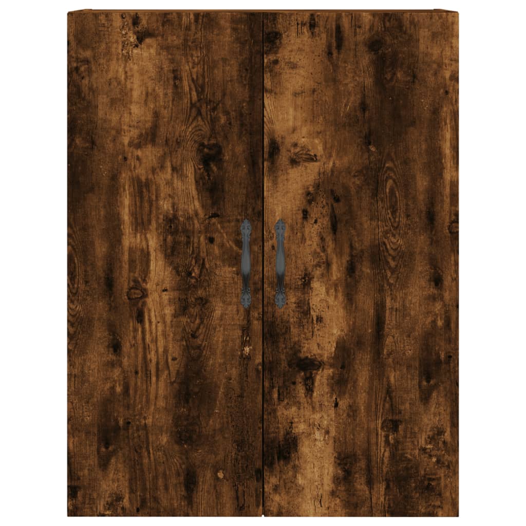 Skåp Rökfärgad Ek 69,5x34x180 cm