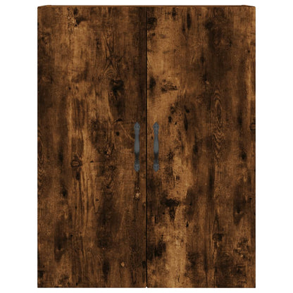 Skåp Rökfärgad Ek 69,5x34x180 cm