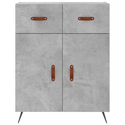 Skåp Betonggrå 69,5x34x180 cm