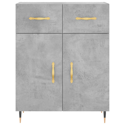 Skåp Betonggrå 69,5x34x180 cm