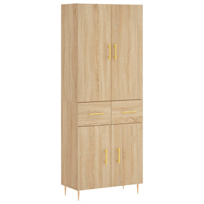 Skåp Sonoma Ek 69,5x34x180 cm