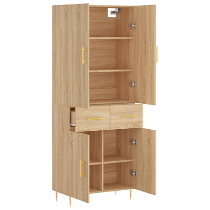 Skåp Sonoma Ek 69,5x34x180 cm