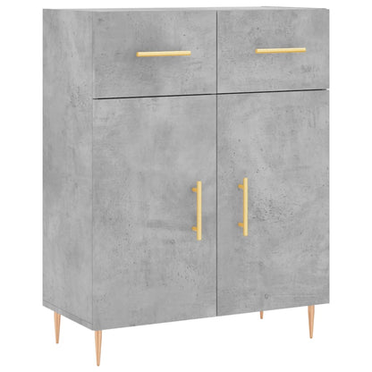 Skåp Betonggrå 69,5x34x180 cm