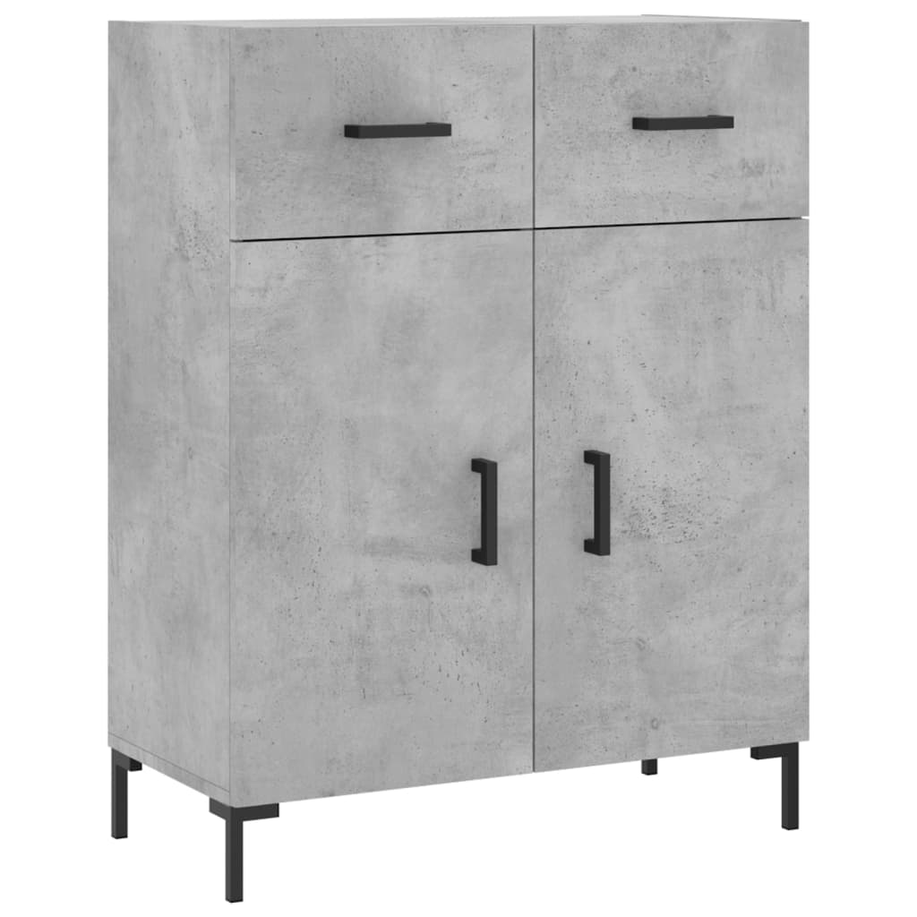 Skåp Betonggrå 69,5x34x180 cm