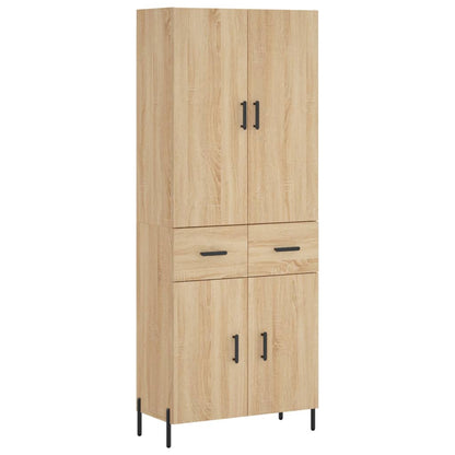 Skåp Sonoma Ek 69,5x34x180 cm