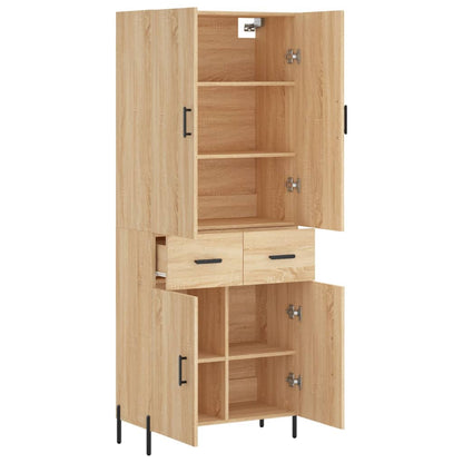 Skåp Sonoma Ek 69,5x34x180 cm