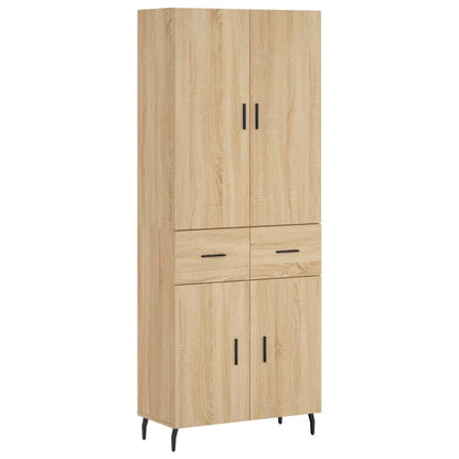 Skåp Sonoma Ek 69,5x34x180 cm
