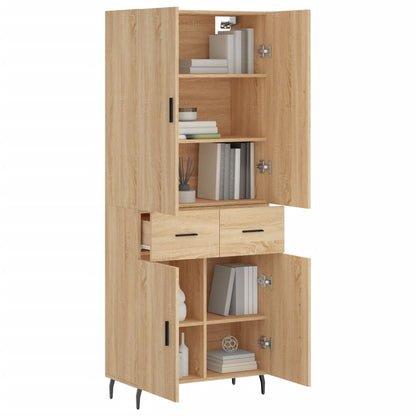 Skåp Sonoma Ek 69,5x34x180 cm