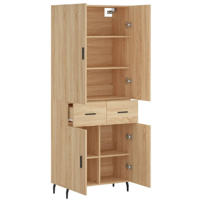 Skåp Sonoma Ek 69,5x34x180 cm