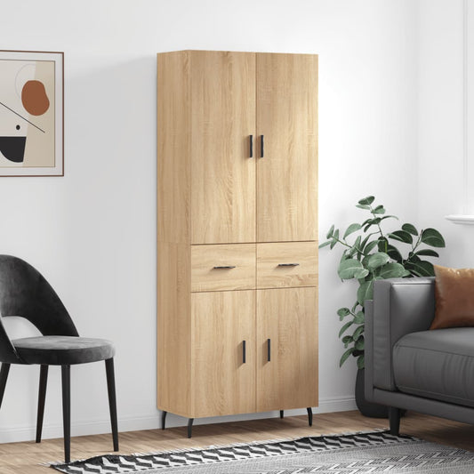 Skåp Sonoma Ek 69,5x34x180 cm