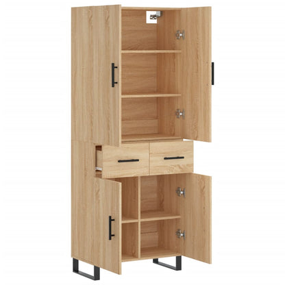 Skåp Sonoma Ek 69,5x34x180 cm