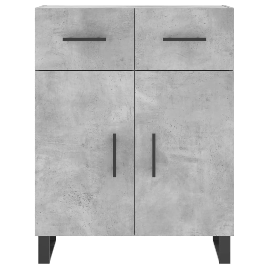 Skåp Betonggrå 69,5x34x180 cm