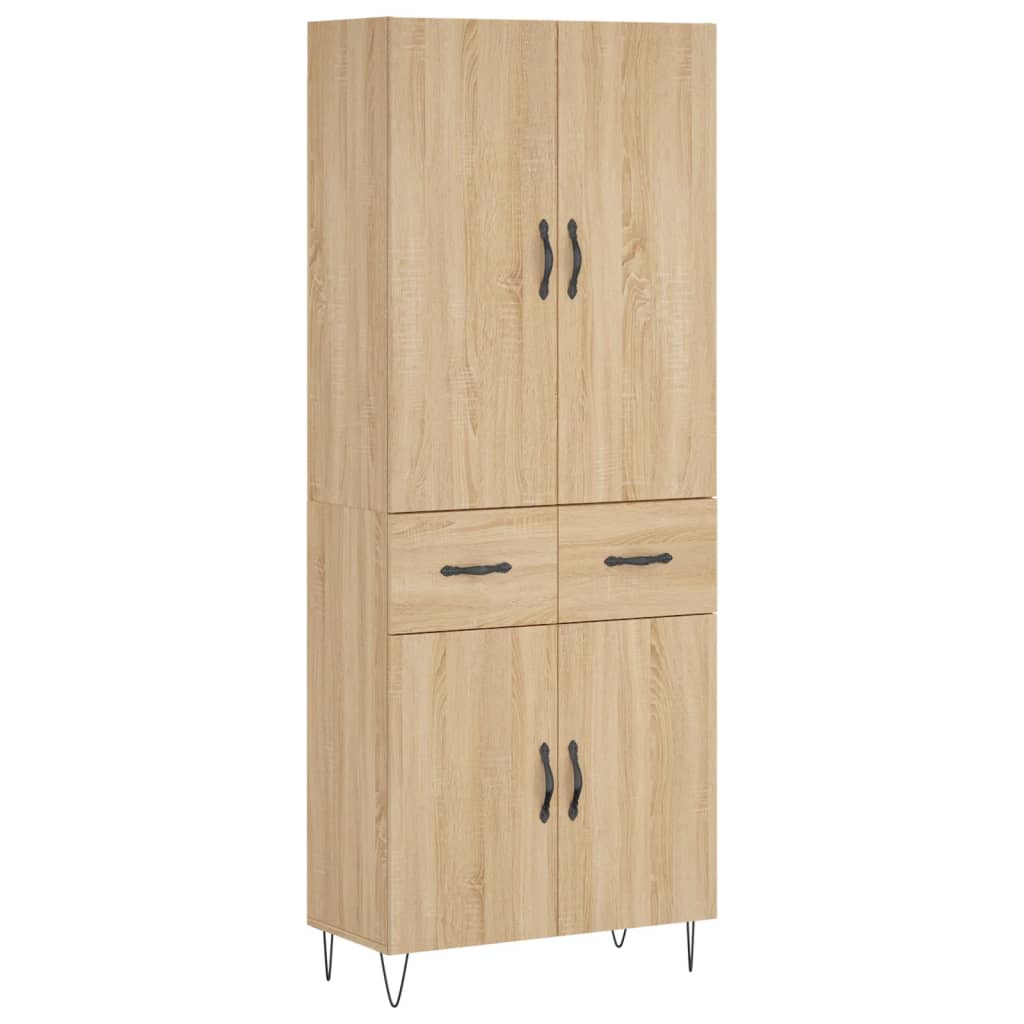 Skåp Sonoma Ek 69,5x34x180 cm