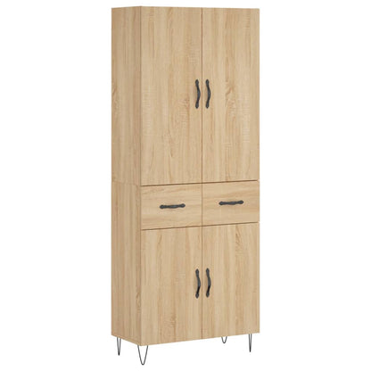 Skåp Sonoma Ek 69,5x34x180 cm