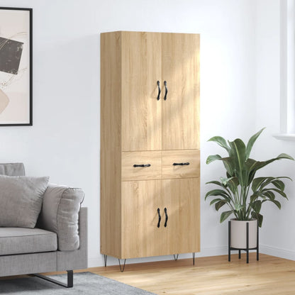 Skåp Sonoma Ek 69,5x34x180 cm