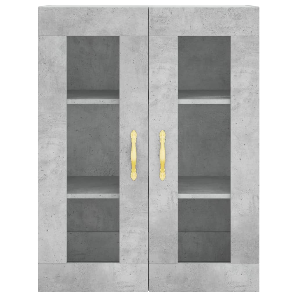 Skåp Betonggrå 69,5x34x180 cm