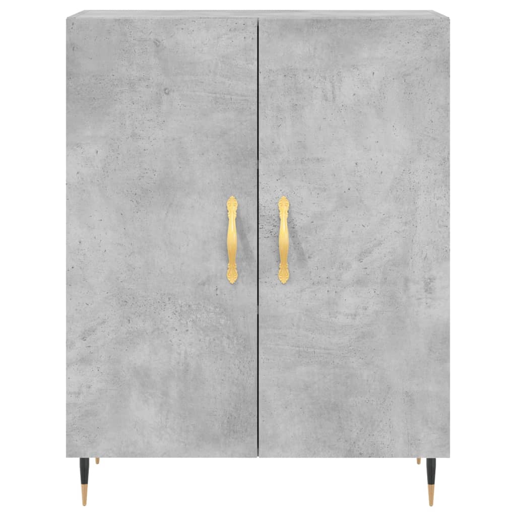 Skåp Betonggrå 69,5x34x180 cm