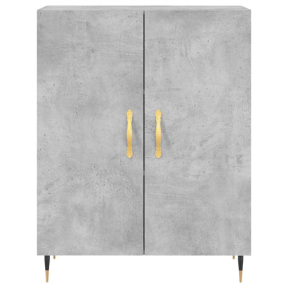Skåp Betonggrå 69,5x34x180 cm