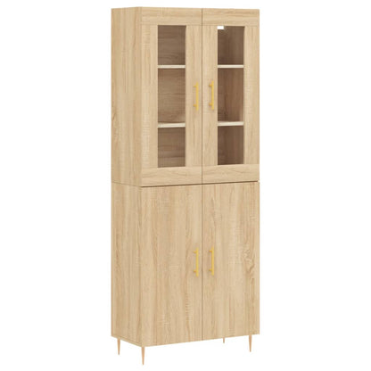 Skåp Sonoma Ek 69,5x34x180 cm