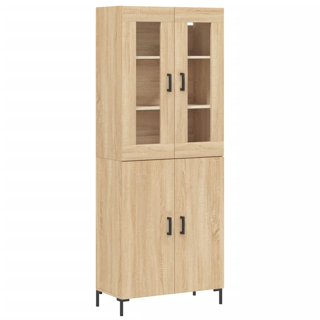 Skåp Sonoma Ek 69,5x34x180 cm