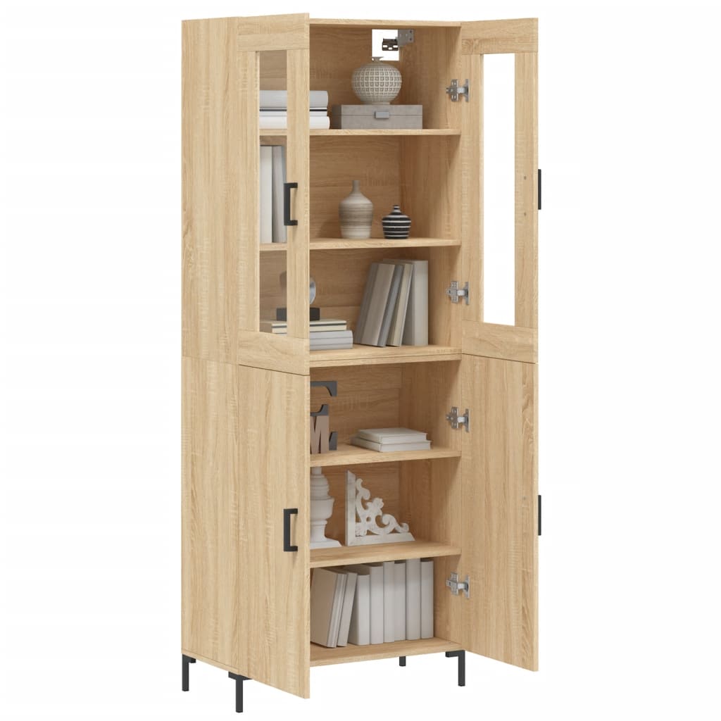 Skåp Sonoma Ek 69,5x34x180 cm