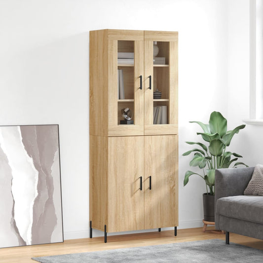 Skåp Sonoma Ek 69,5x34x180 cm