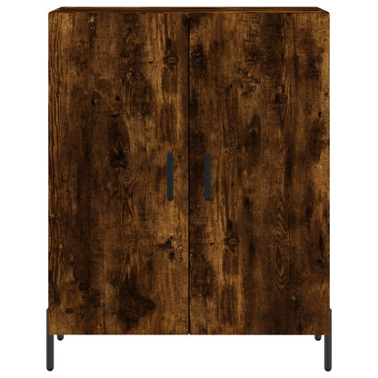 Skåp Rökfärgad Ek 69,5x34x180 cm