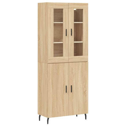 Skåp Sonoma Ek 69,5x34x180 cm