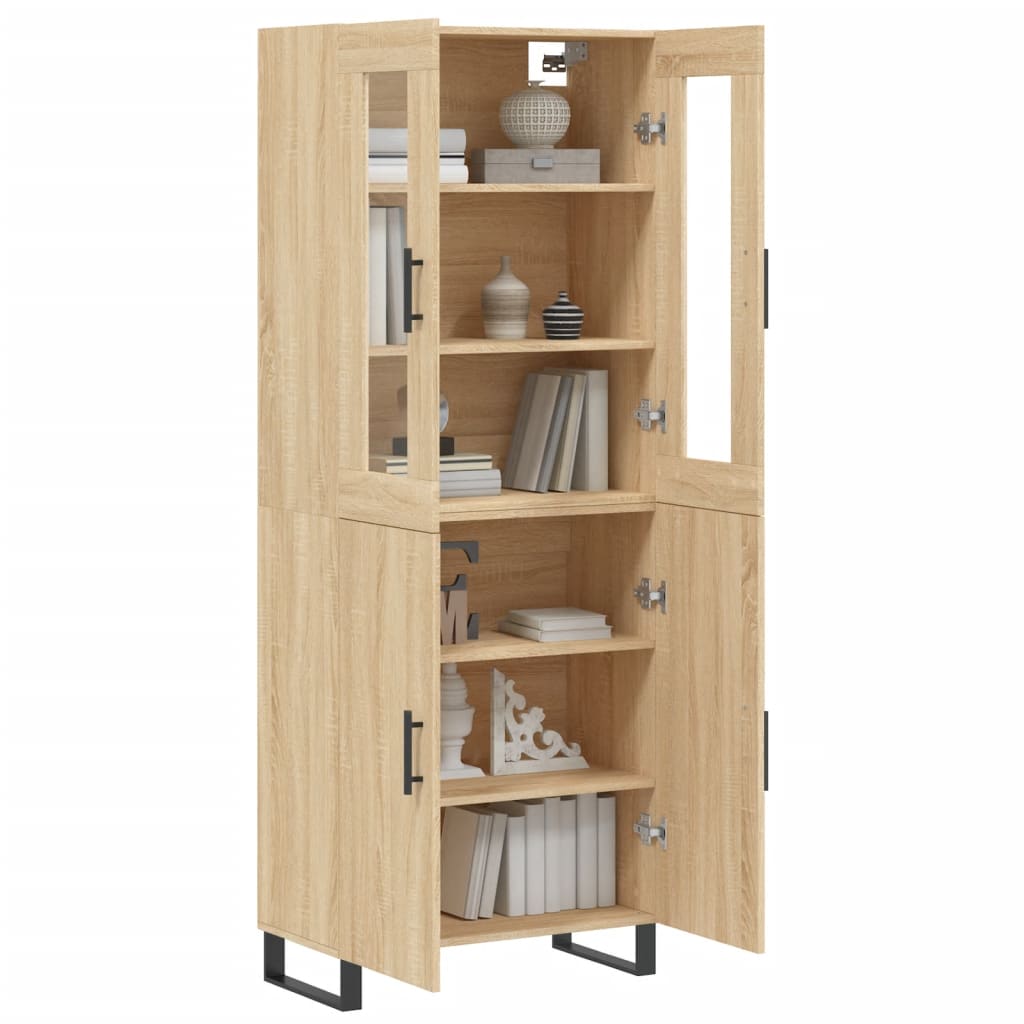 Skåp Sonoma Ek 69,5x34x180 cm