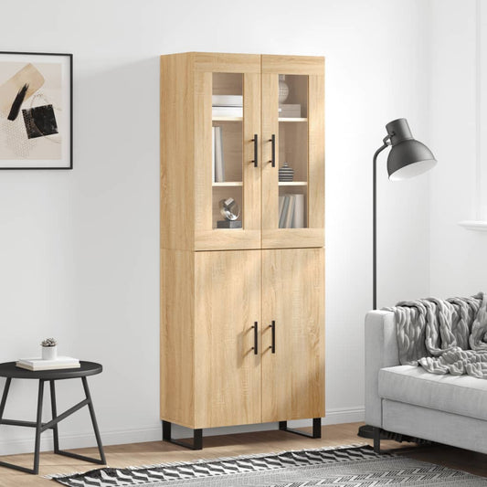 Skåp Sonoma Ek 69,5x34x180 cm