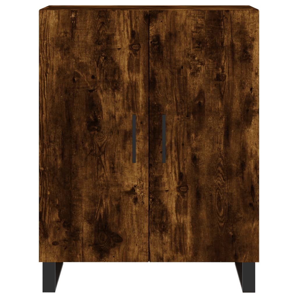 Skåp Rökfärgad Ek 69,5x34x180 cm