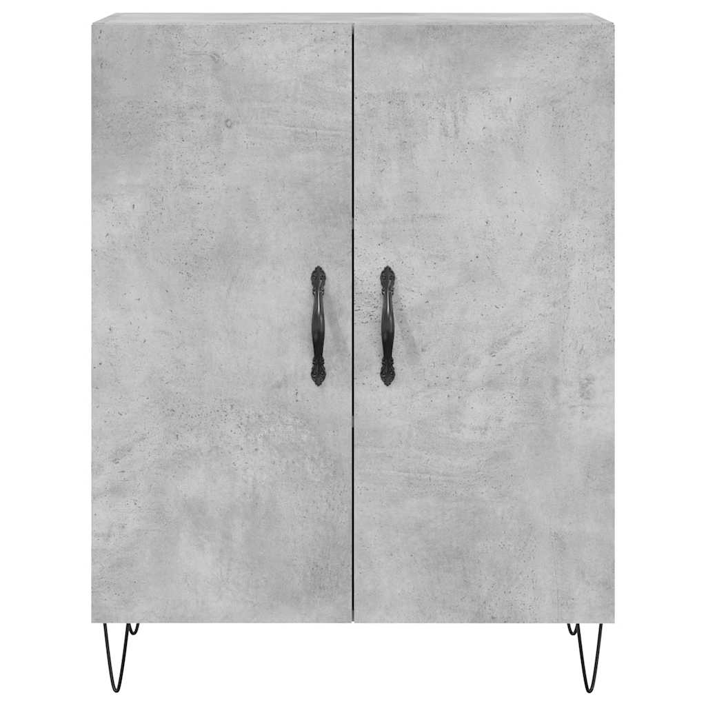 Skåp Betonggrå 69,5x34x180 cm