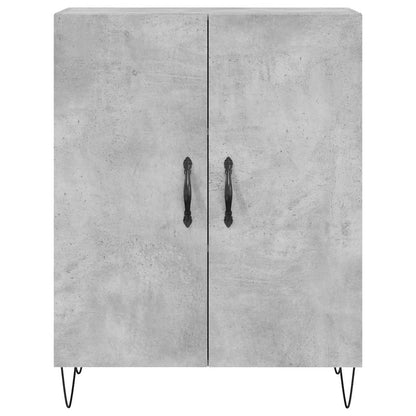 Skåp Betonggrå 69,5x34x180 cm