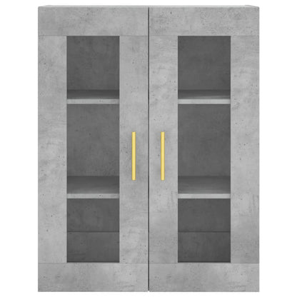 Skåp Betonggrå 69,5x34x180 cm