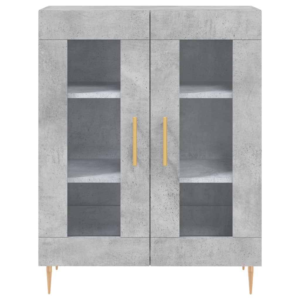 Skåp Betonggrå 69,5x34x180 cm