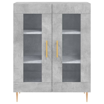 Skåp Betonggrå 69,5x34x180 cm