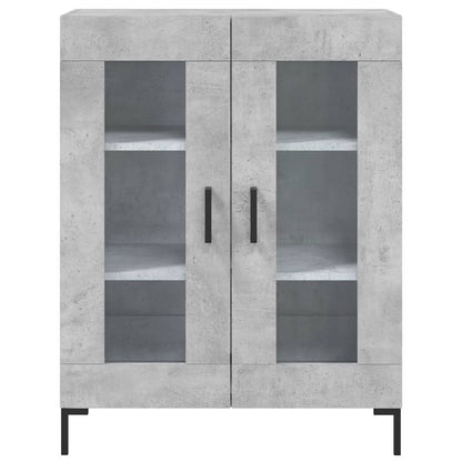 Skåp Betonggrå 69,5x34x180 cm