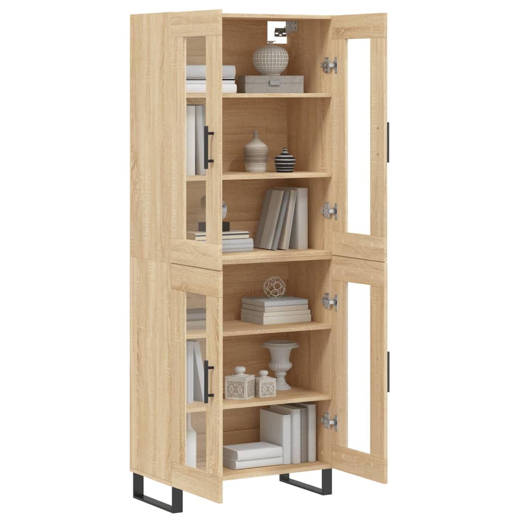 Skåp Sonoma Ek 69,5x34x180 cm